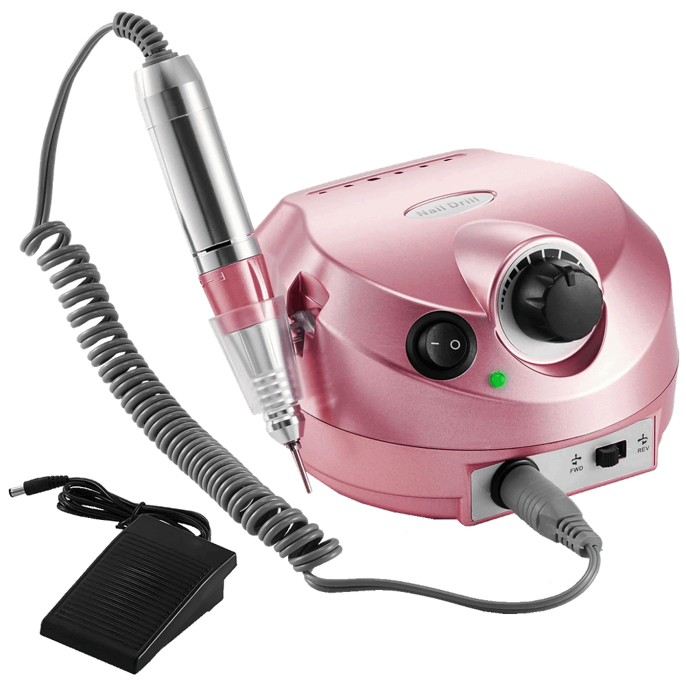 Extralink Set za uređivanje noktiju, 65W - Nail Drill 202 Pink slika 1