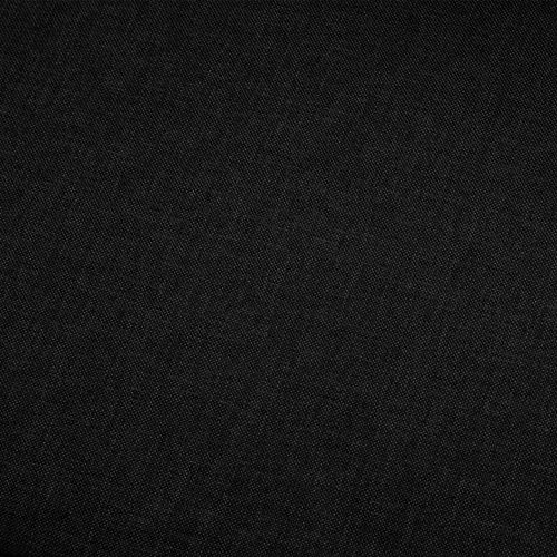 Peterosjed od tkanine crni slika 11
