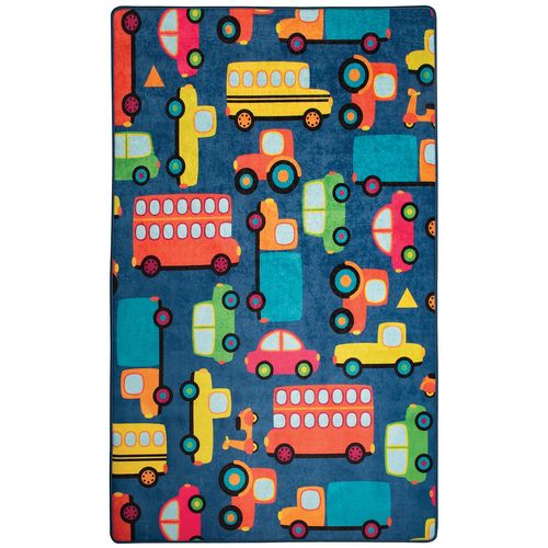 Cars - Blue Multicolor Carpet (100 x 160) slika 2