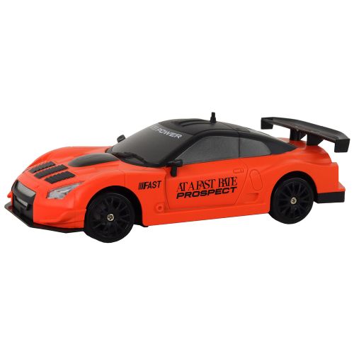 Auto na daljinsko upravljanje R/C 1:24  s izmjenjivim kotačima - narančasti slika 2