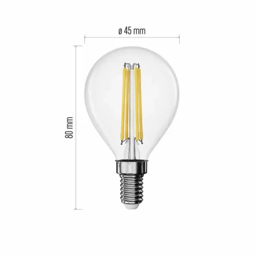 Led sijalica Filament Mini Globe 1,8W(25W) 250lm E14 WW Emos ZF1D02 slika 2