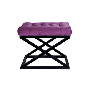 Capraz - Pouffe u crno-ljubičastoj boji