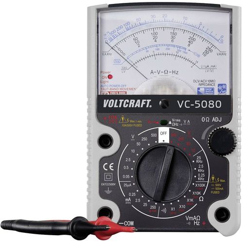 VOLTCRAFT VC-5080 ručni multimetar  analogni  CAT III 500 V slika 1