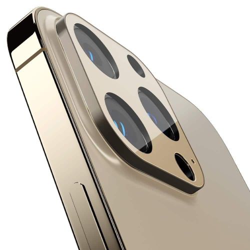 SPIGEN OPTIK.TR ZAŠTITNIK ZA KAMERU 2 kom ZA IPHONE 13 PRO / 13 PRO MAX ZLATNA MASKA slika 3