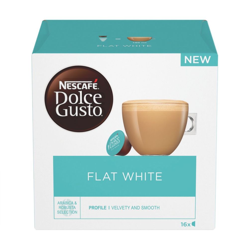 Nescafe Dolce Gusto Kapsule za kafu Flat White 16 kom slika 2