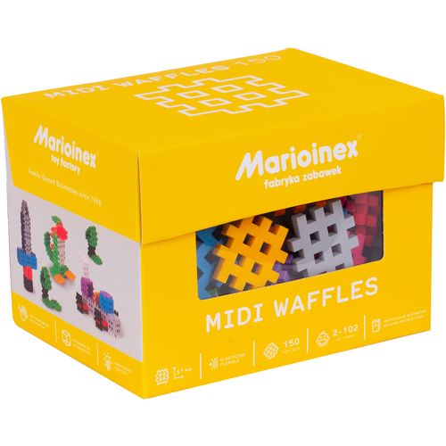 Marioinex set midi Waffle kockica 150kom. slika 1