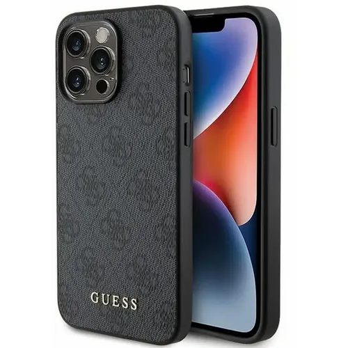 Originalna GUESS Hardcase GUHCP15XG4GFGR futrola za iPhone 15 PRO MAX (4G metalni logo / siva) slika 1