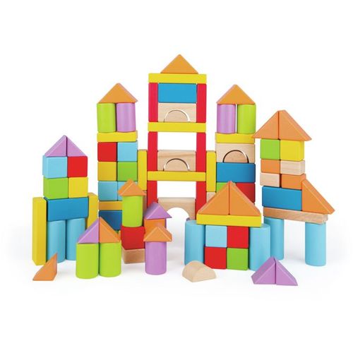 Hape Drvene kocke za slaganje E8247B, 101kom slika 1