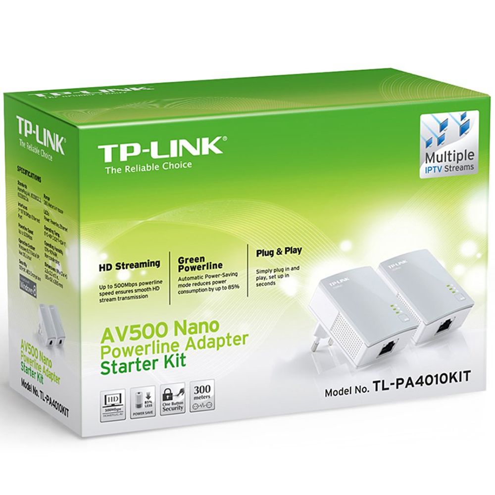 TL-PA4010 KIT AV600 Powerline Starter Kit slika 2