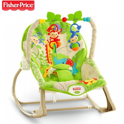 Fisher Price 3u1 sjedalica za manju i veću djecu - Rainforest (Kišna šuma) slika 1