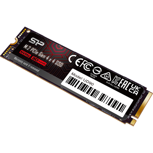 Silicon Power SP01KGBP44UD9005 M.2 NVMe 1TB SSD, UD90, PCIe Gen 4x4, 3D NAND, Read up to 5,000 MB/s, Write up to 4,800 MB/s (single sided), 2280 slika 1