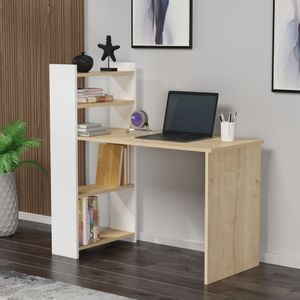 Woody Fashion Studijski stol, Enna - Sapphire Oak, White