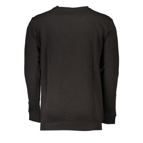 CAVALLI CLASS MEN'S BLACK ZIP-OUT SWEATSHIRT slika 2