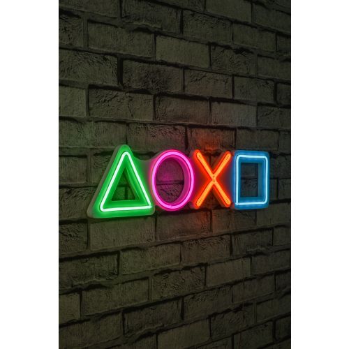 Wallity Zidna dekoracija NEON, Play Station - Multicolor slika 6