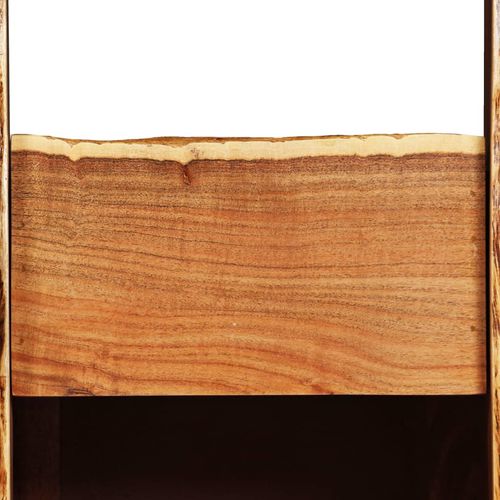 Stalak za vino od bagremovog drva sa živim rubovima 40x40x110 cm slika 26