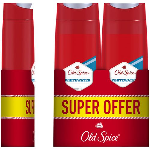 Old spice Gel za tuširanje Whitewater 2x400 ml slika 1