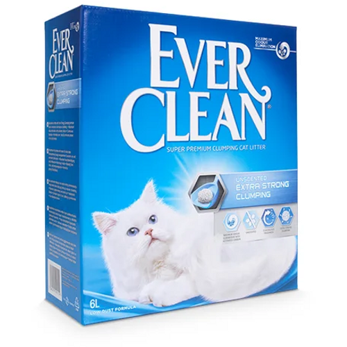 Ever Clean Pijesak za mačke Extra Strong Unscented, grudajući, bez mirisa, 6 L slika 1