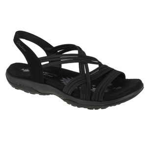 Skechers Reggae Slim Simply Stretch ženske sandale 163023-blk