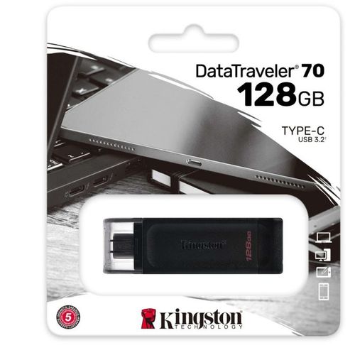 Fleš pen 128GB USB-C 3.2 Data Traveler 70 Kingston slika 3