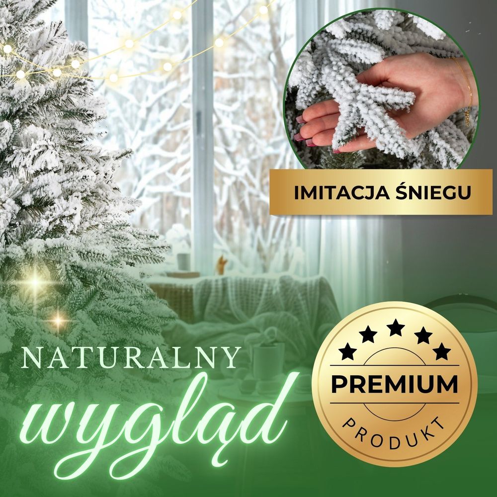 Ct0223 smreka prekrivena snijegom lux 150 cm slika 3