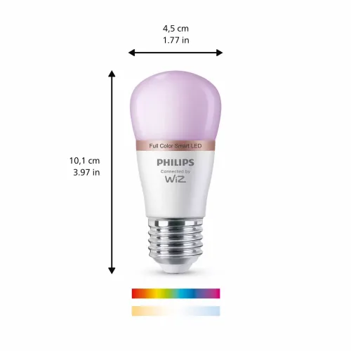 SMART LED SIJALICA , 929003499821 WFB 40W P45 E27 922-65 RGB 1PF/6 PHILIPS slika 3