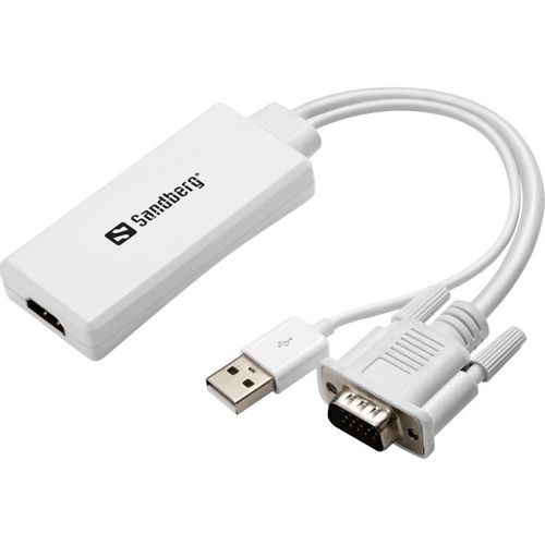 Adapter konverter Sandberg VGA + Audio - HDMI FHD 508-78 slika 1