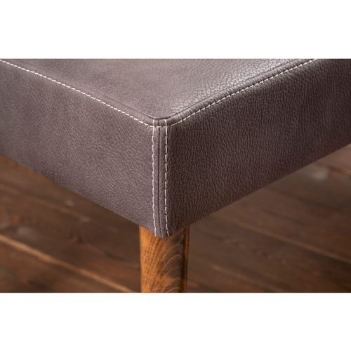 Urga Ahşap Ayaklı - Anthracite Anthracite Pouffe slika 3