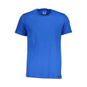 GIAN MARCO VENTURI MEN'S SHORT SLEEVED T-SHIRT BLUE