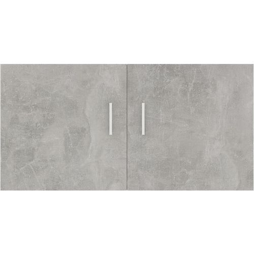 Zidni ormarić siva boja betona 80 x 39 x 40 cm od iverice slika 6