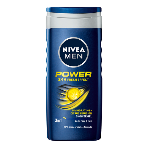 NIVEA Men Power Refresh gel za tuširanje 250ml slika 1