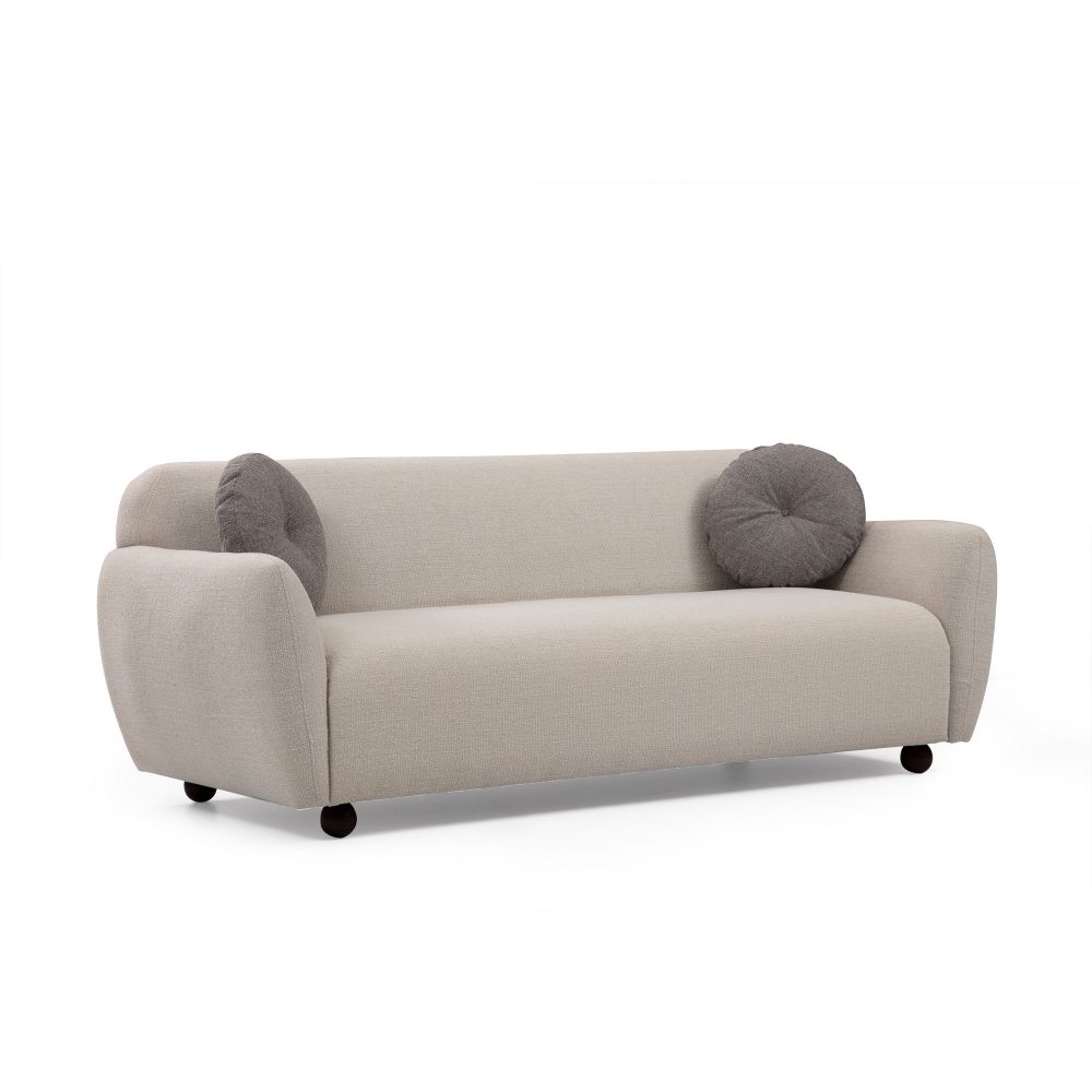 Eddy - Krem Sofa sa 3 Sjedala slika 5