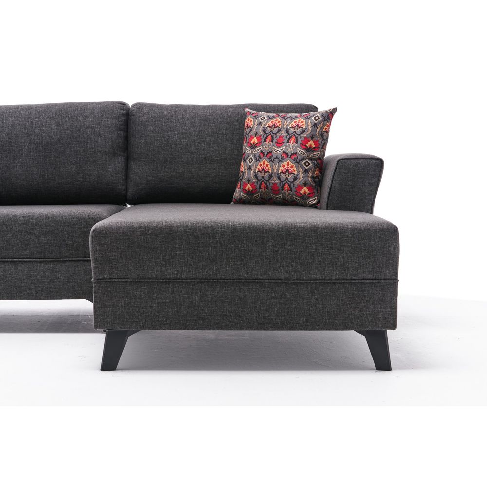 Eris - Ugao Sofa na Razvlačenje u Antracit Boji slika 8