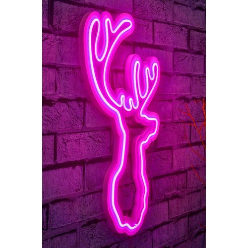 Wallity Ukrasna plastična LED rasvjeta, Deer - Pink slika 9