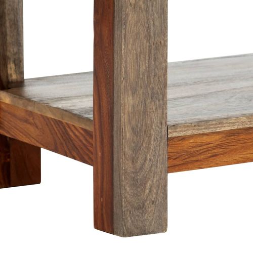Konzolni stol s 3 ladice 120 x 30 x 75 cm masivno drvo šišama slika 17
