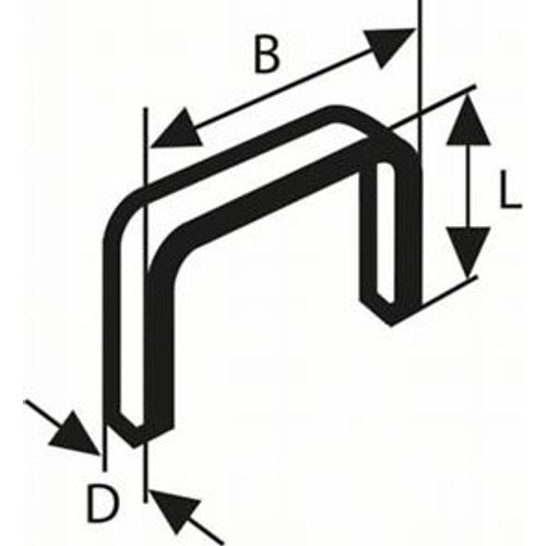 Bosch Spajalica s uskim leđima tip 55 slika 1