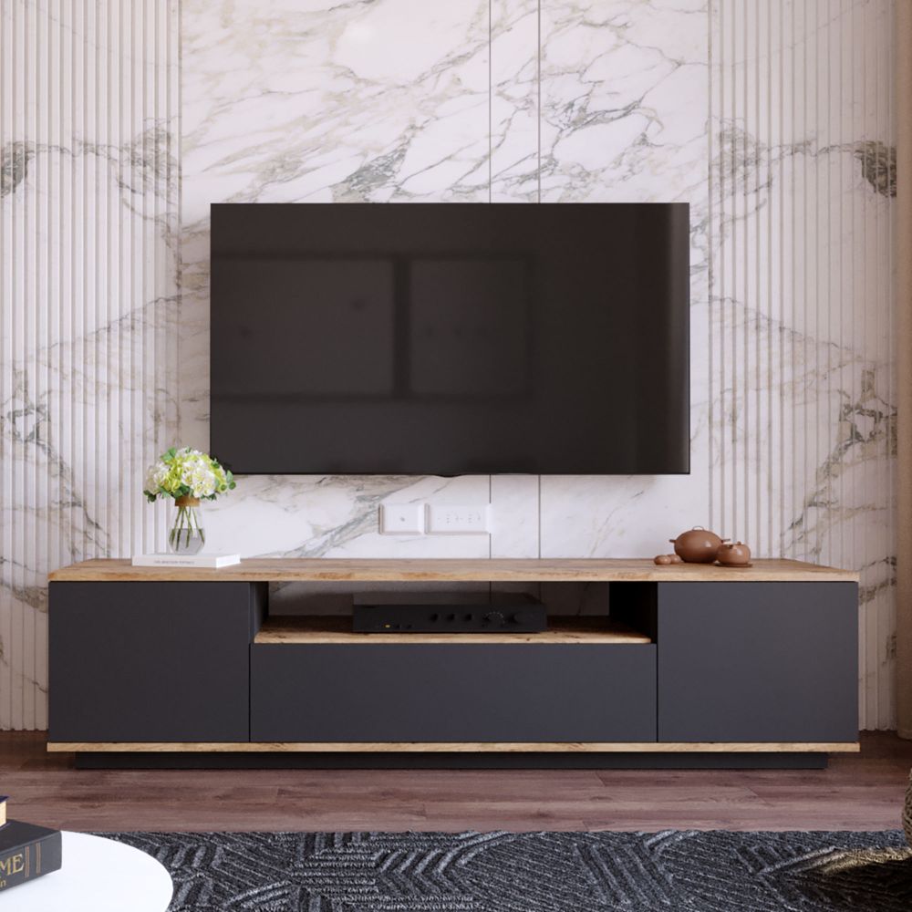 TV Stalak FR7 - AA Atlantic Pine : antracit slika 1