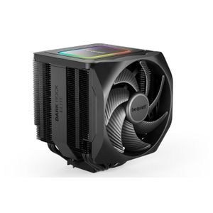be quiet! BK037 Dark Rock ELITE [with Mounting Kit for Intel and AMD], ARGB LEDs, Two Silent Wings 135mm PWM fans 23.3dB(A), Seven high-performance copper heat pipes