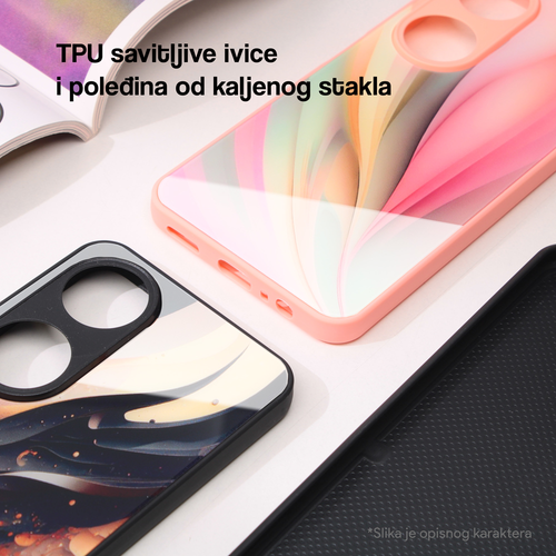 Torbica Abstract za Xiaomi Redmi Note 13 Pro 5G tamno plava slika 4