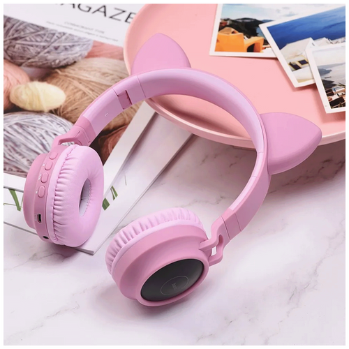 hoco. Slušalice bežične, Bluetooth - W27 Cat Ear Pink slika 5