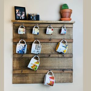 Raf284 Wooden Decorative Wooden Wall Shelf