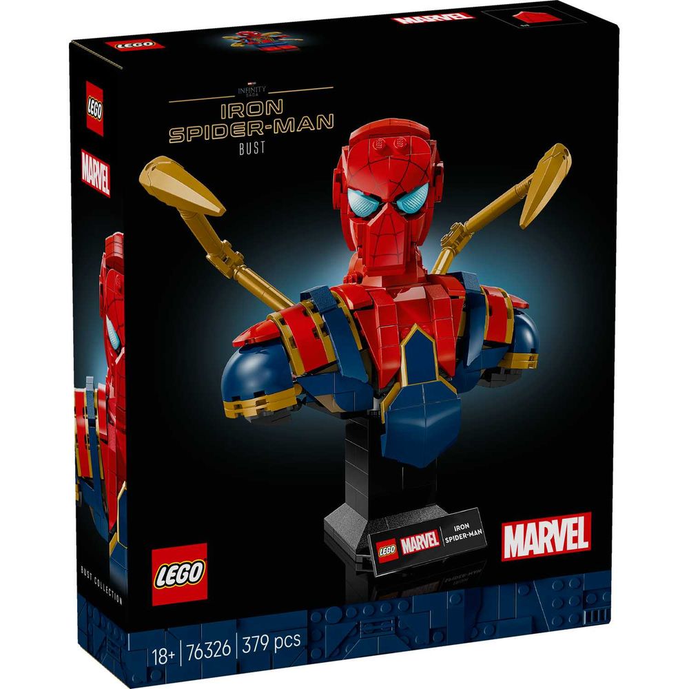 LEGO 76326 Iron Spider-Man Bust slika 1