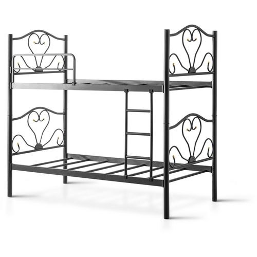 R50 - Black, (90 x 190) Black Bunk Bed slika 6