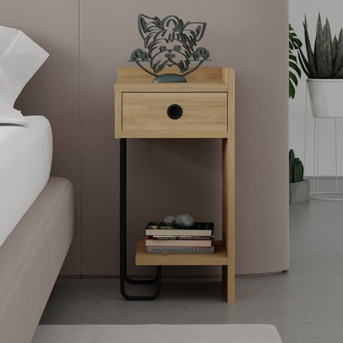 Sirius Right - Oak Oak Nightstand slika 5