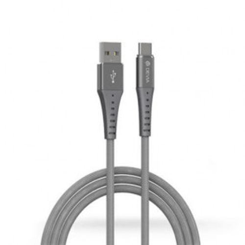 USB Pheez Devia Cable Micro 2.1A 1M siva slika 1