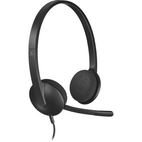 Logitech H340 Slušalice s Mikrofonom, USB, Crna slika 1