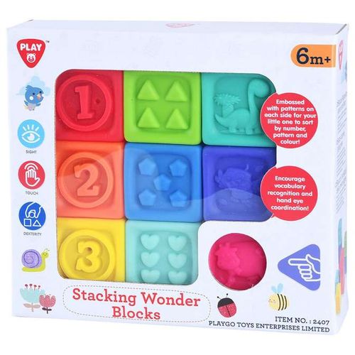 PLAYGO kocke teksturirane 9 kom 2407 slika 2