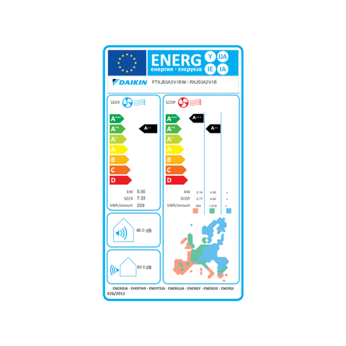 Daikin klima uređaj Emura srebrna boja 5,0kW - FTXJ50AS/RXJ50A slika 4