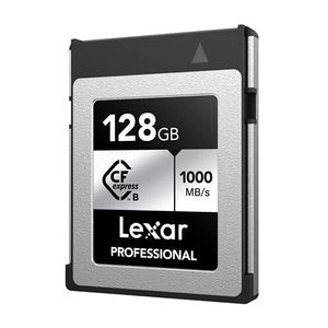 Lexar CFexpress 128GB Type B card Silver Serie, 1000MB/s read 600MB/s write