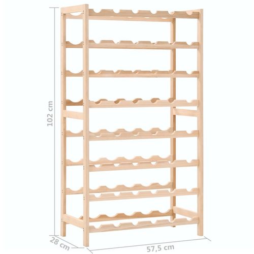 Stalak za vino od cedrovine 57,5 x 28 x 102 cm slika 7