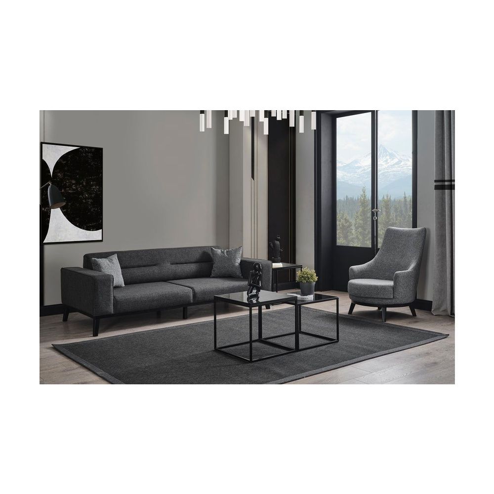 Bali - Svijetlosivi Wing Chair slika 1